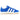 Der Adidas Campus 00s Blau by Sylt Sneaker verfügt über blaues Wildleder, weiße Schnürsenkel, charakteristische Seitenstreifen, eine weiße Zwischensohle und eine Gummiaußensohle.