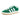Der Adidas Campus 00s Green by Sylt Sneaker hat grünes Wildleder, eine weiße Sohle, weiße Schnürsenkel, drei weiße Seitenstreifen und den Aufdruck "CAMPUS" in Weiß an der Seite.