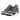 Ein Paar graue Nike Air Jordan 4 A Ma Maniere-Basketballschuhe mit weißen Sohlen und dunklen Akzenten auf weißem Hintergrund, online verfügbar.