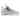 Der Air Jordan 4 Frozen Moments (W) by Sylt Sneaker zeichnet sich durch graue und weiße Farbtöne, Mesh-Einsätze, Wildleder-Overlays, metallische Akzente und ein sichtbares Luftkissen in der Sohle aus.