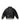 Die schwarze Blkvis Source Lederjacke von Blkvis aus hochwertigem Leder verfügt über ein großes geprägtes Logo auf der Rückseite mit der Aufschrift „BLKVIS EST. 2013“ neben einem Baumdesign. Ihr stilvolles Erscheinungsbild wird durch weiß gestreifte Säume und Manschetten abgerundet.
