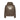 Der NoByStanders NBS Heart Hoodie ist ein braunes Sweatshirt mit Kapuze, Vordertasche und einer auffälligen Herzgrafik aus Stacheldraht mit "NBS" in der Mitte.