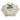Die Pegador Men PGDR Gien Oversized Sweat Jacket in der Farbe washe dust cream ist flach auf dem Rücken abgebildet und zeigt den fetten "ANYONE HERE?"-Text mit kleinerem Text und Grafiken darunter.