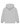 Der Felicious Basic Hoodie Concrete von Felicious zeigt sich von hinten in schlichtem Hellgrau, hat lange Ärmel und ein minimalistisches Design - ideal für einen urbanen Lebensstil.