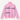 Der Another Cotton Another Knit Turtleneck Pink ist ein rosafarbener Pullover mit gerippten Bündchen und Saum und dem Schriftzug "Another Cotton" in schwarzer Kursivschrift auf der Vorderseite.