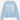 Der Another Cotton Far Away From Home Knit Sweater Blue ist ein kuscheliger Baumwollstrickpullover mit weißem "Far Away From Home"-Schriftzug und einer verspielten Stiefel- und Hausschuhgrafik auf der Rückseite.