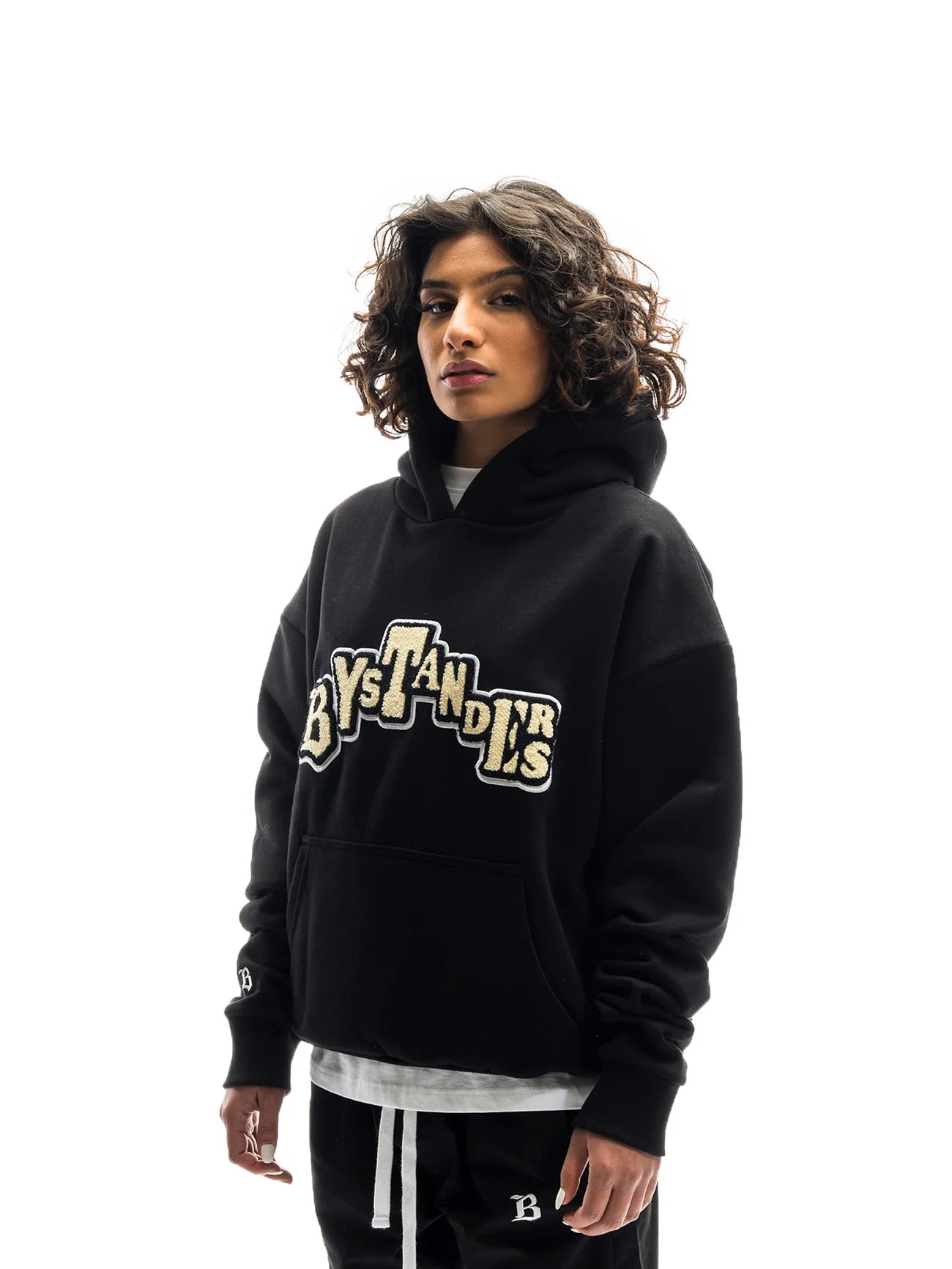 NoByStanders Patchwork Hoodie black Sylt Sneaker