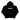 Der Pegador Suta Oversized Hoodie in Vintage Black von Pegador Women verfügt über ein Frontdesign mit verzerrtem weißen Text und einem kleinen Etikett in der Nähe der Tasche.
