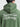 Reternity Designed To Create Hoodie in Grün mit weißem Schriftzug auf dem Rücken. Klassischer Schnitt, Kapuze und Kängurutasche.