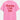 Running Club Sylt T-Shirt in Pink, Rückseite mit großem rotem Schriftzug