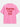 Running Club Sylt T-Shirt in Pink, Rückseite mit großem rotem Schriftzug