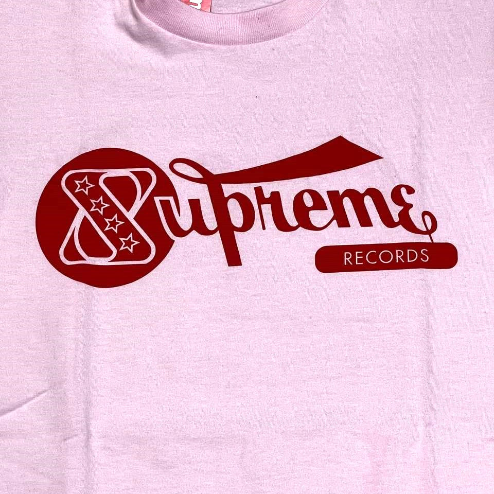 Supreme Records T-Shirt pink