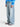 Sylt Sneaker Reternity Studded Denim Light Blue Jeans mit Nieten und Farbspritzern
