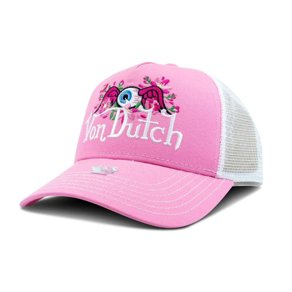 Von Dutch Trucker Madison Cap Cot Twill pink